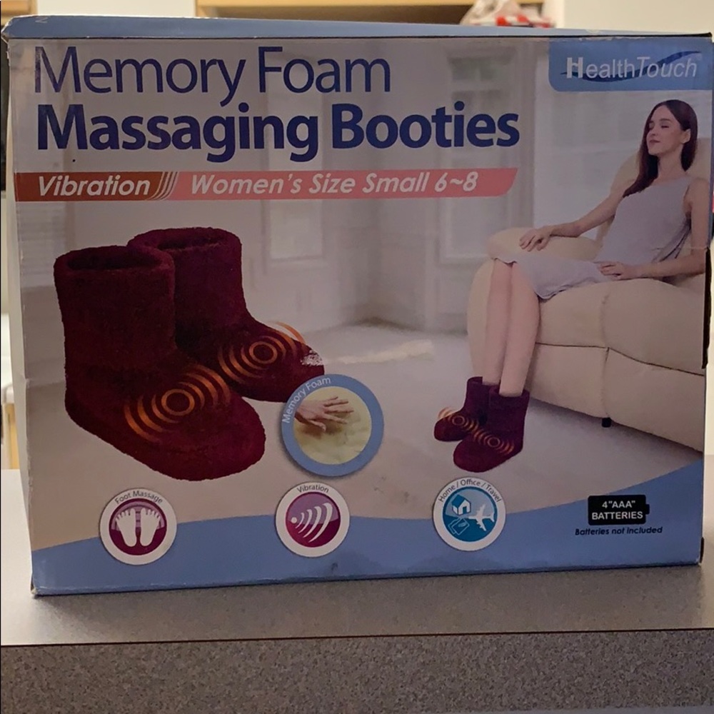 Memory Foam Massaging Booties